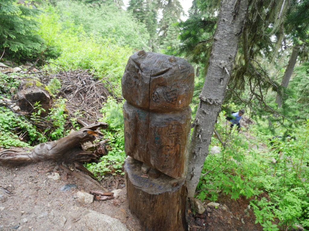 Owl carving