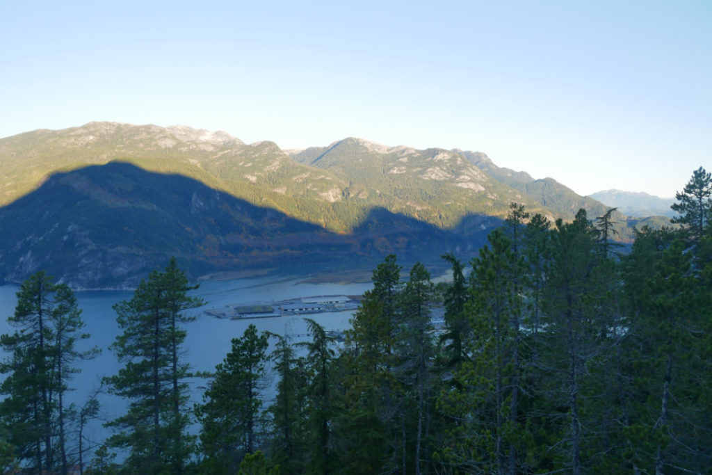 Shadows on the Tantalus Mountains