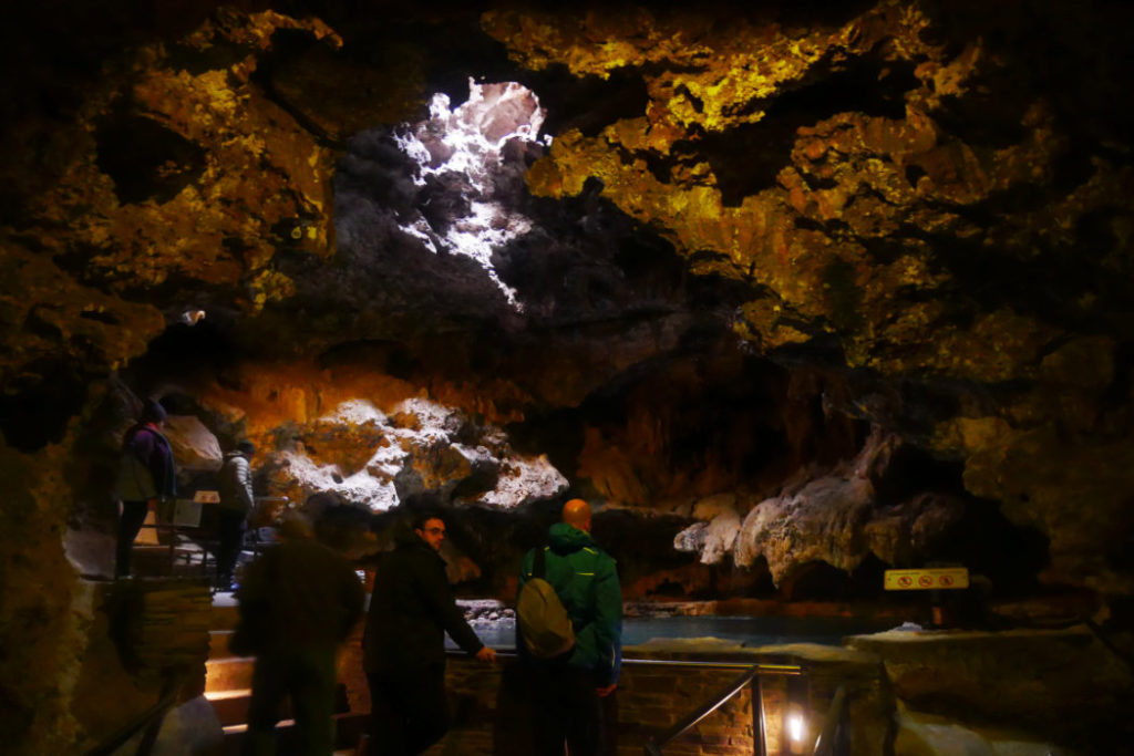 Banff Cave and Basin inside the cave