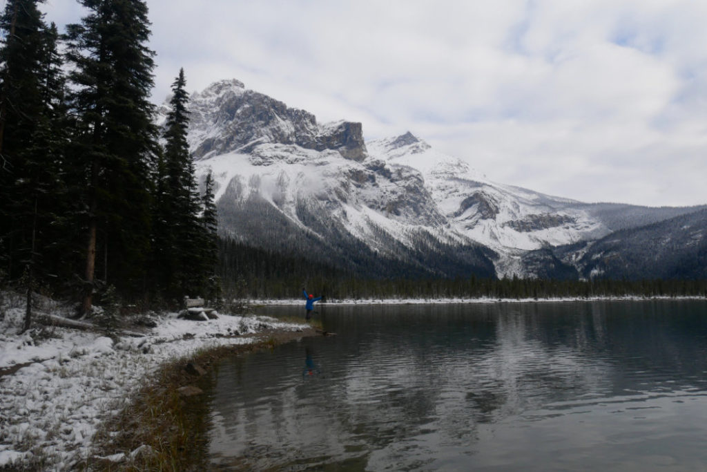 The President Range from Emerald lake