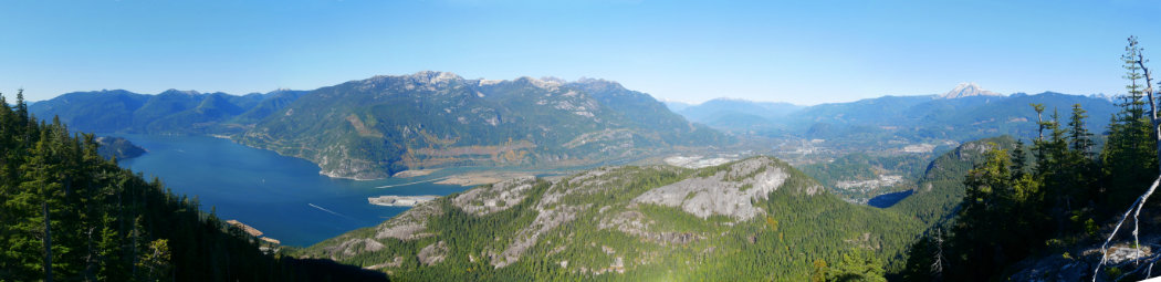 Views down from squamish - the panorama