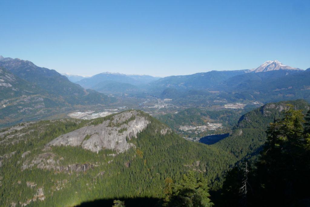 Looking down to the Chief