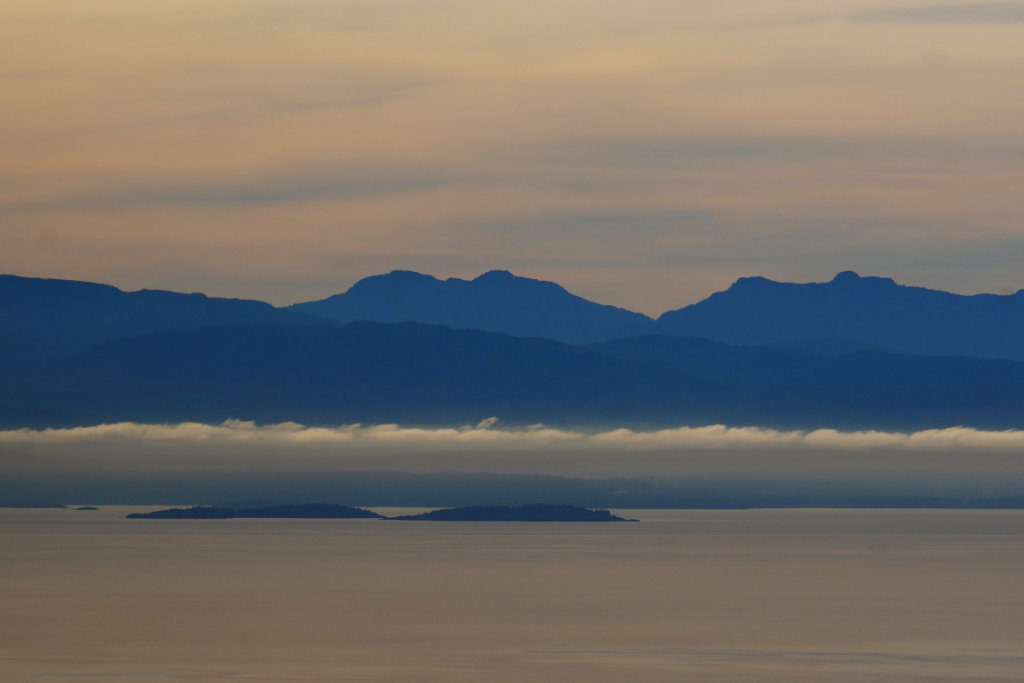 Vancouver island from Mount Daniel