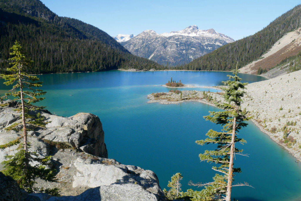 Joffre Lakes from up high