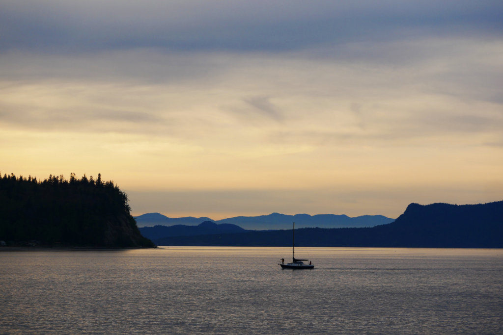 Strait of Georgia from Smugglers Cove