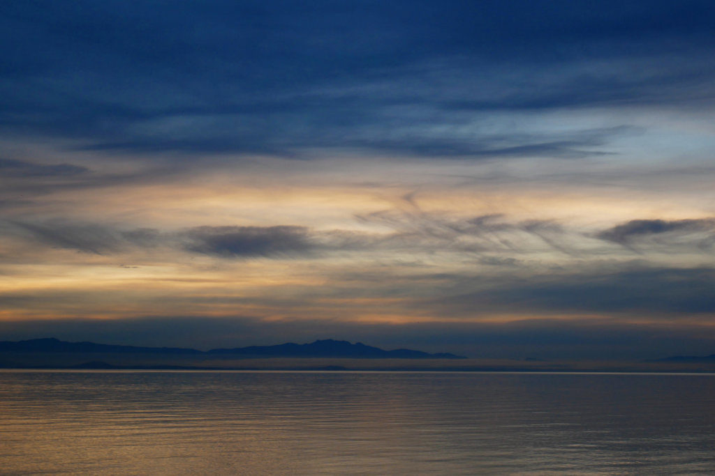 Views of the Sunshine Coast, heading back to the ferry