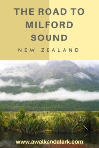 The road to Milford Sound - Mirror Lake
