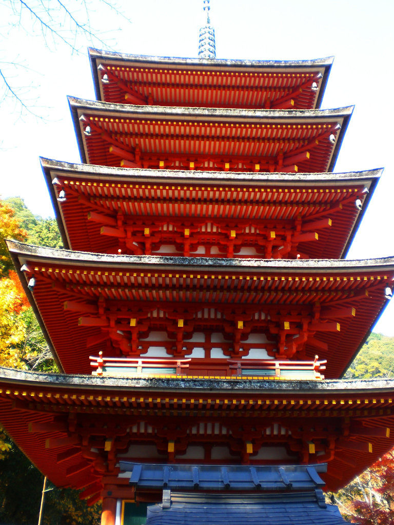Five storied pagoda in Hasedera