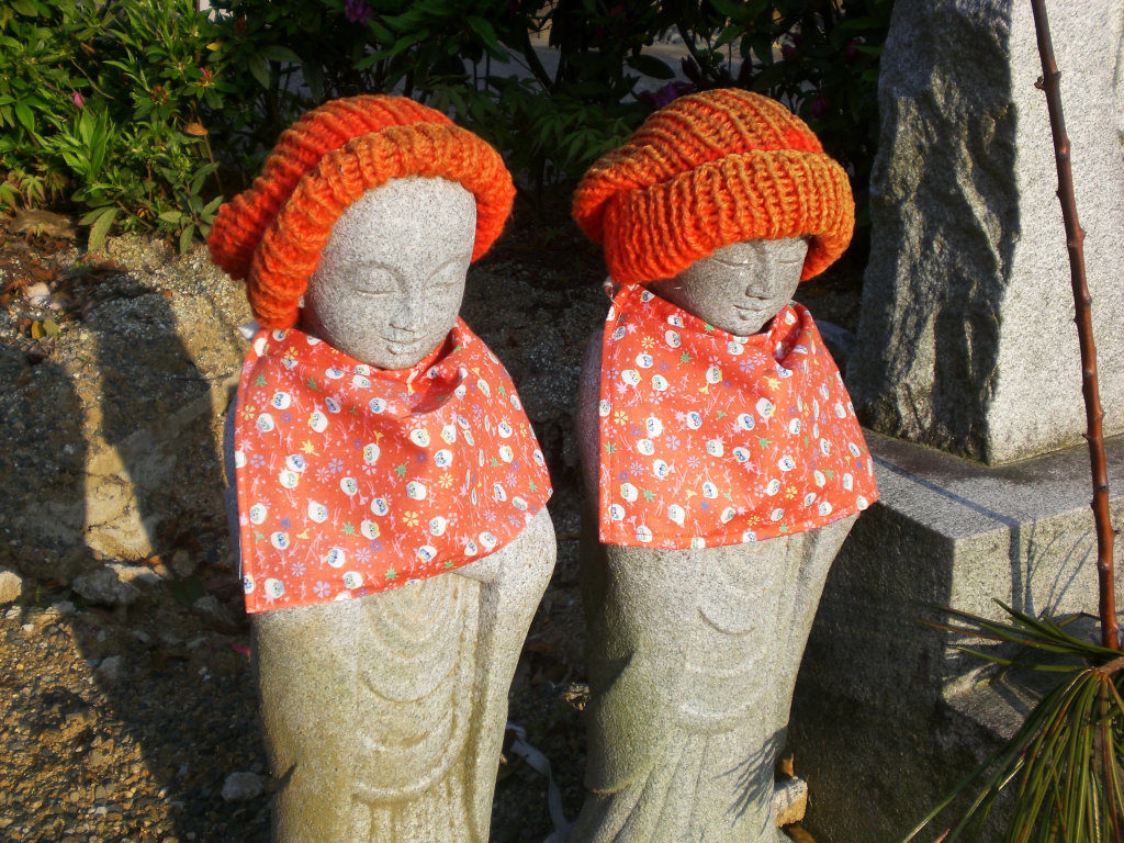 Jizo statues