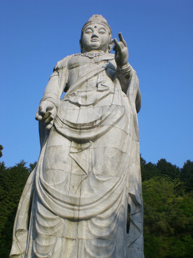 Massive statue from India