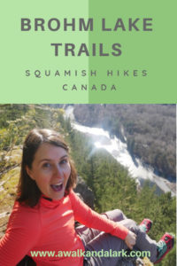 Brohm Lake trails near Squamish, BC, Canada
