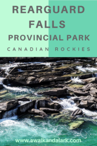 Rearguard Falls Provincial Park - sightseeing in Canadian Rockies Rearguard Falls Provincial Park - Fantastic waterfall on the way to Jasper in the Canadian Rockies