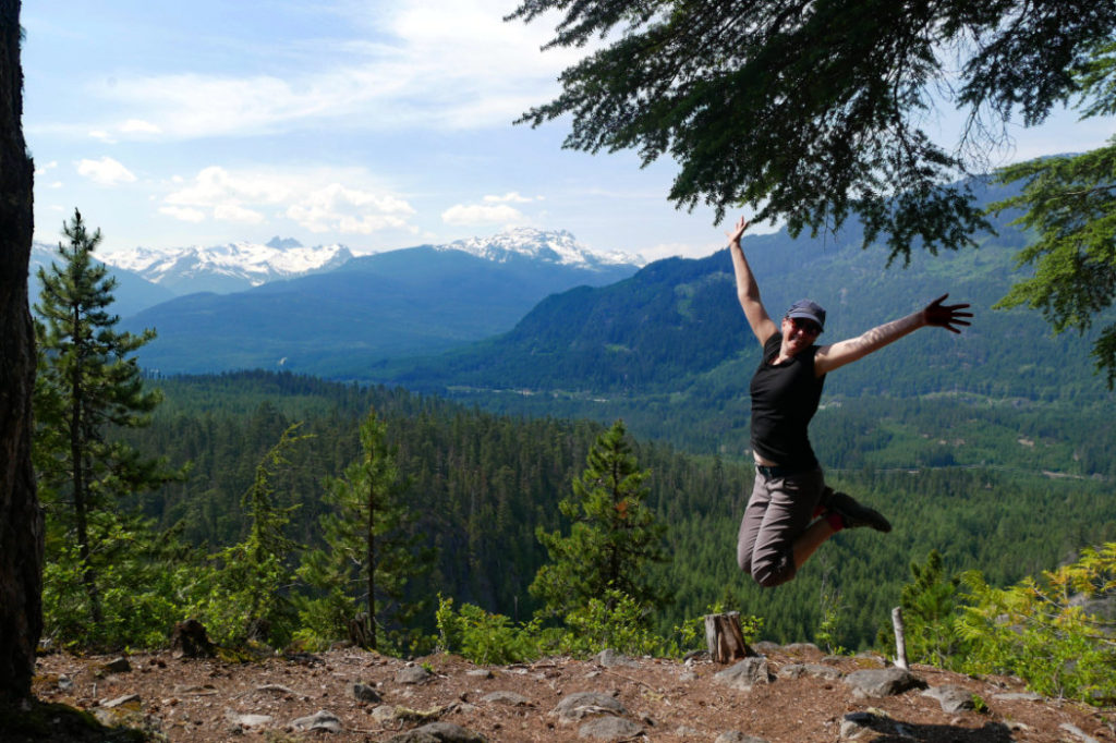 Epic viewpoint on the Crater Rim trail