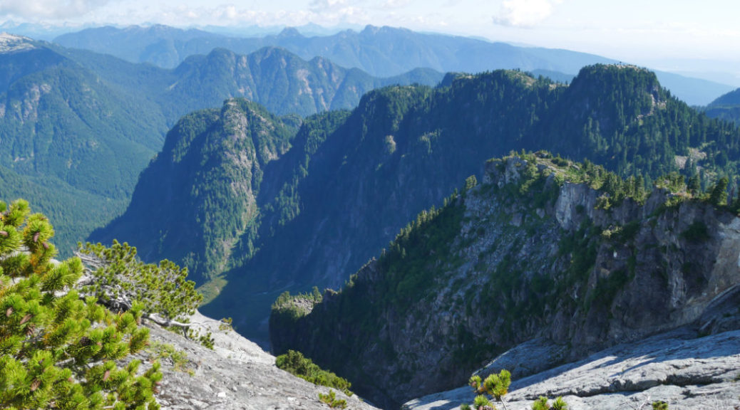 View down from Crown Mountain