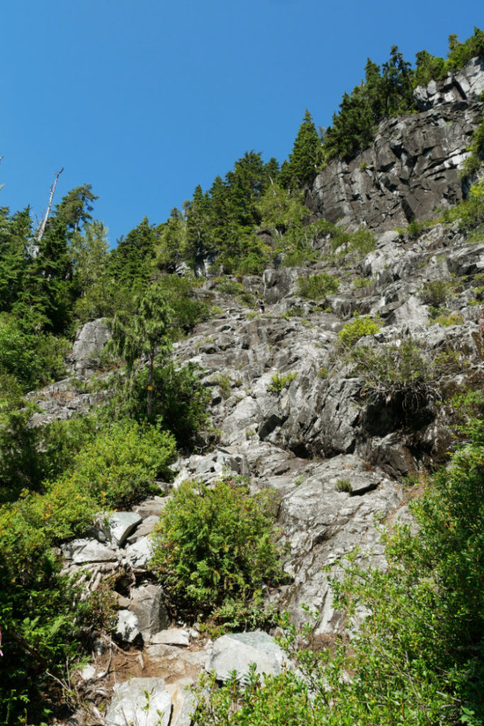 Hot hiking up Crown Mountain
