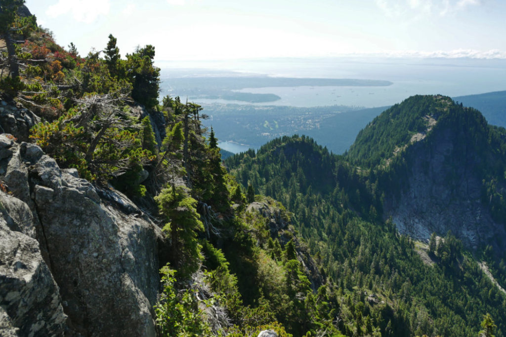 Views down to Vancouver