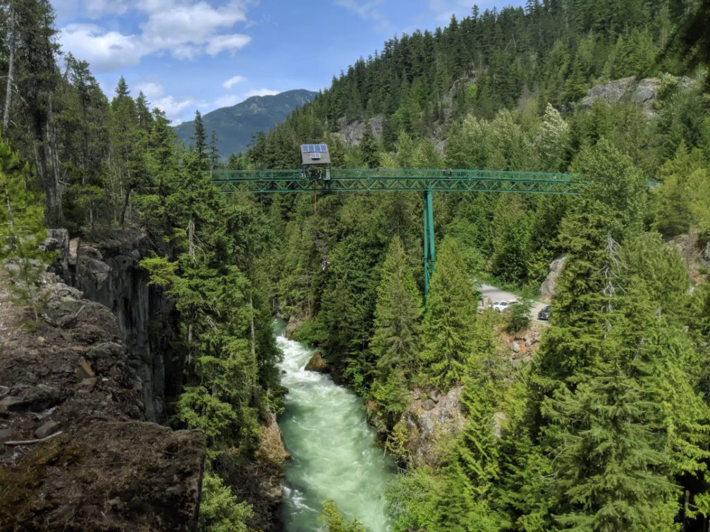 Detour to The Bungee Bridge above the Chekamus River