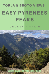 Easy Pyrenees Peaks near Ordesa, Spain 