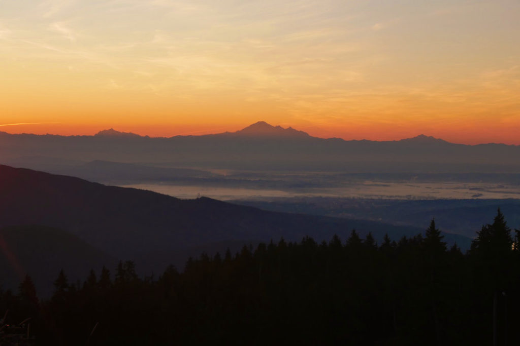 Mount Baker from Mount Seymour car park