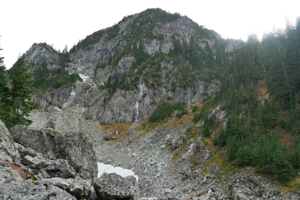 Boulder field the opposite side of Mount Seymour