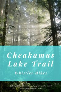 Cheakamus Lake Trail - beautiful hike through the forest