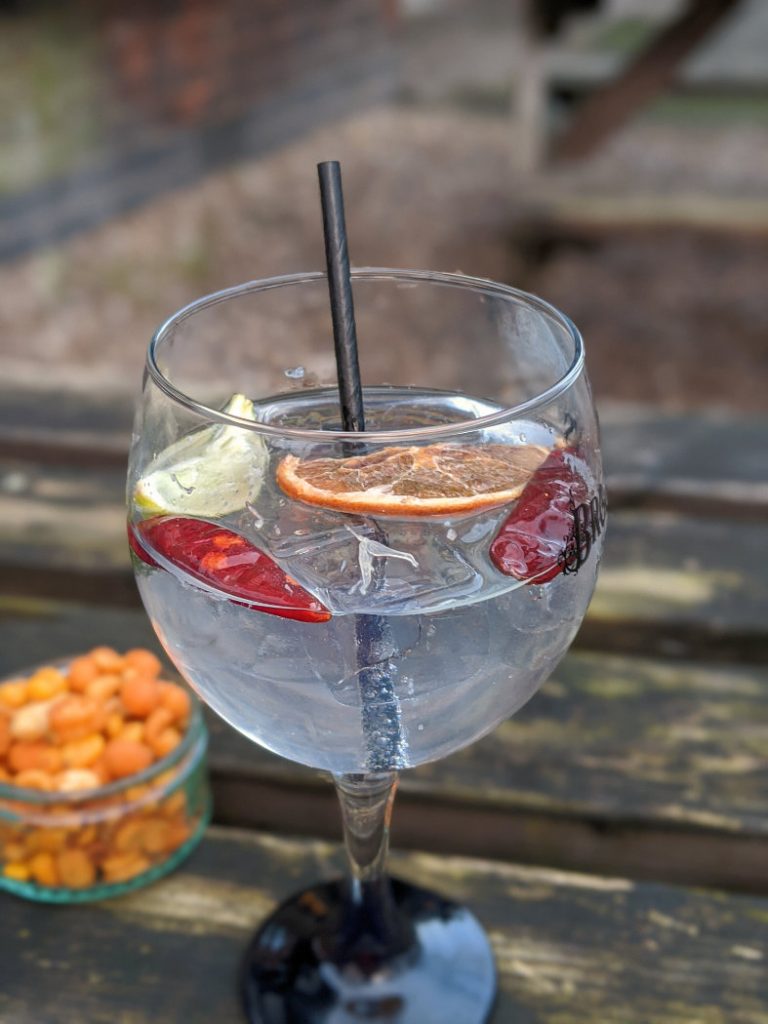 Four Bells Inn - perfect G&T