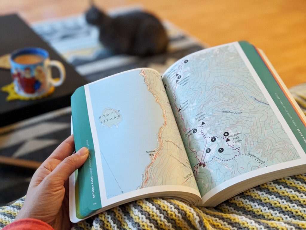 The Glorious Mountains of Vancouver's North Shore maps