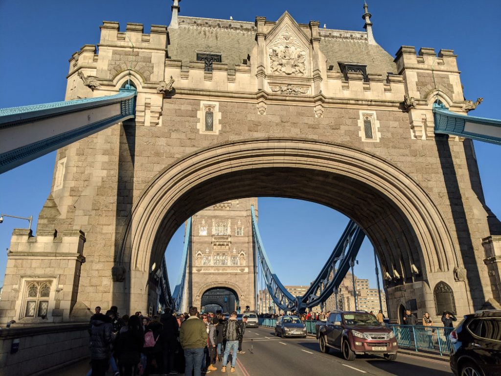 Tower Bridge from the path