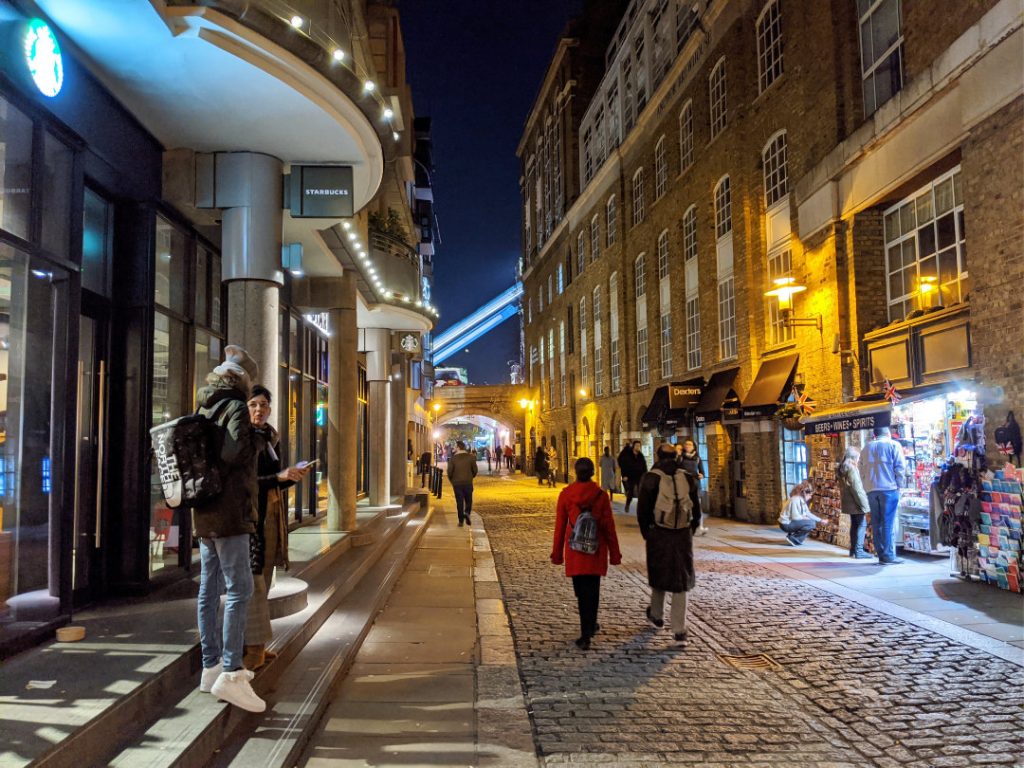 Back Streets near Tower Bridge