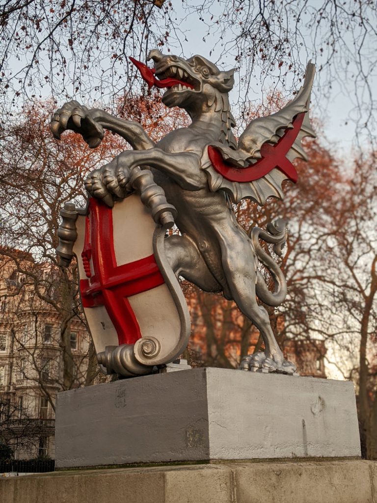 Dragons along the Thames Path