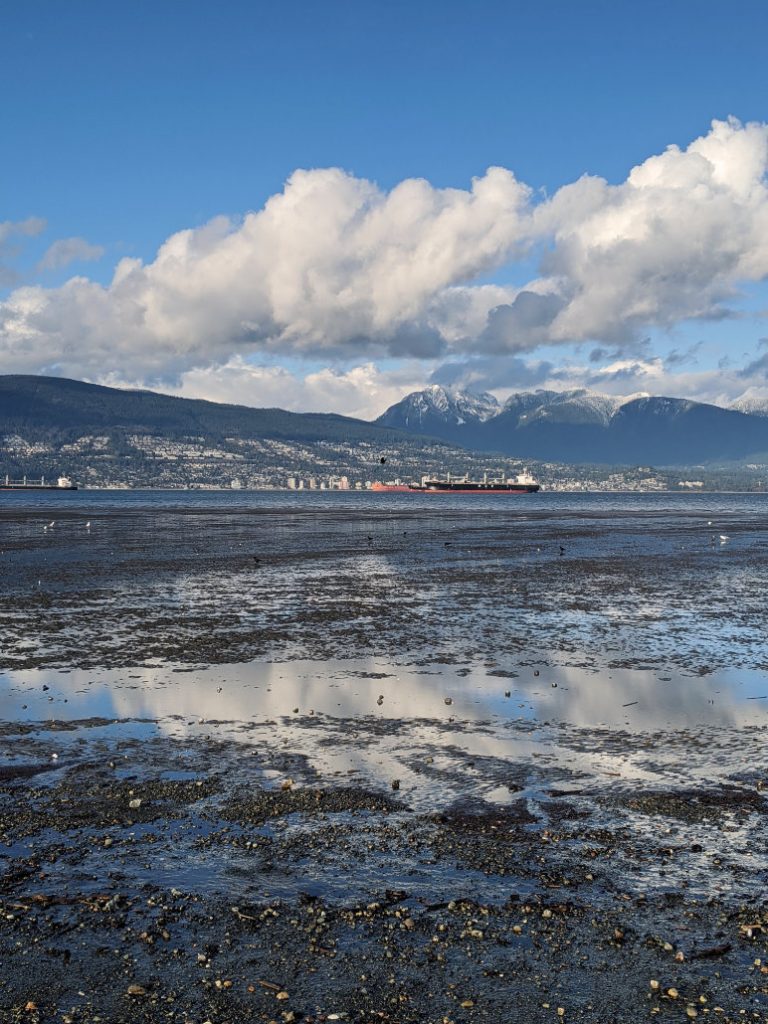 Locarno Beach towards Crown and Grouse Mountain