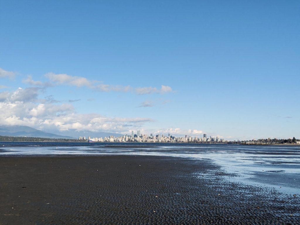 Spanish Banks - out where the sea should be