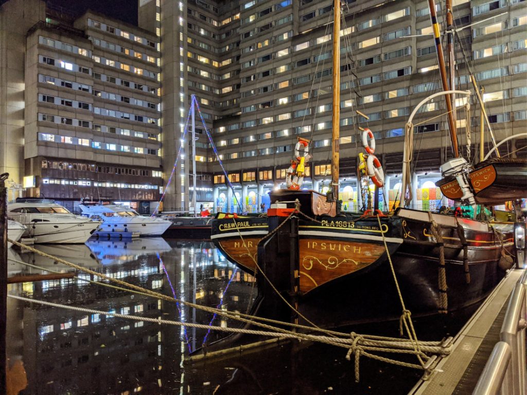 St Katherine's Docks - some of the boats are awesome!