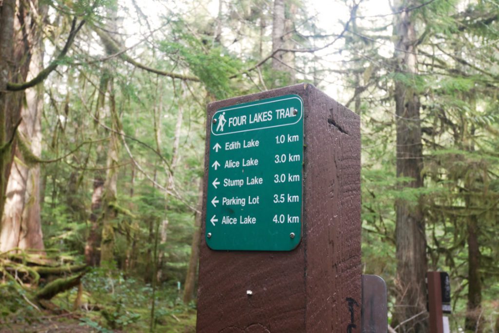All four lakes in a loop