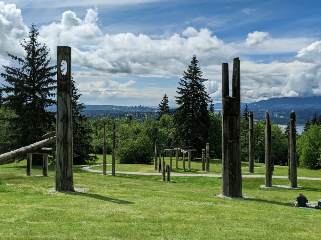 Kamui Mintara (Playground of the Gods) looking down to Vancouver