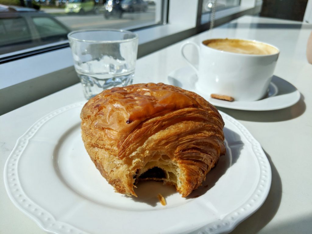 Perfect pain au chocolat from Beaucoup Bakery