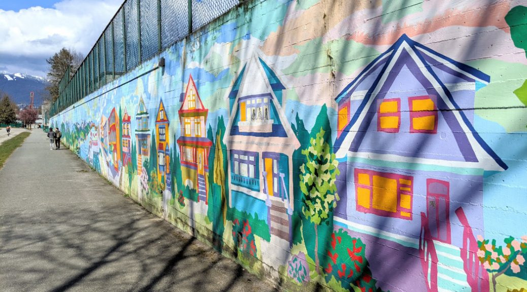 Vancouver houses mural