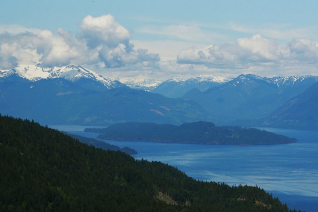 Zooming in to Harrison Lake views