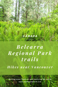 Belcarra Regional Park trails -Jug Island and Admiralty Point Trails
