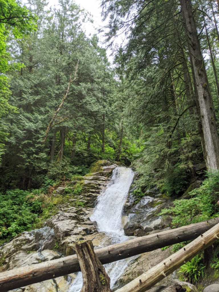 Crystal Falls - our first view fro below