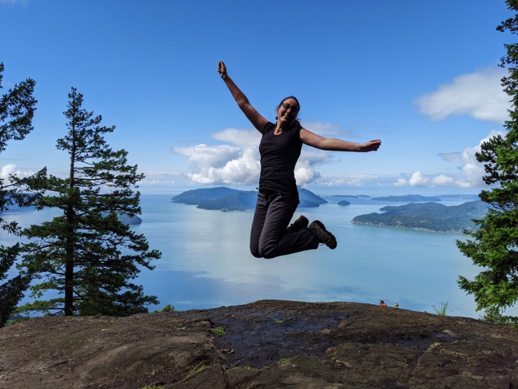 Jumping at Tunnell Bluffs