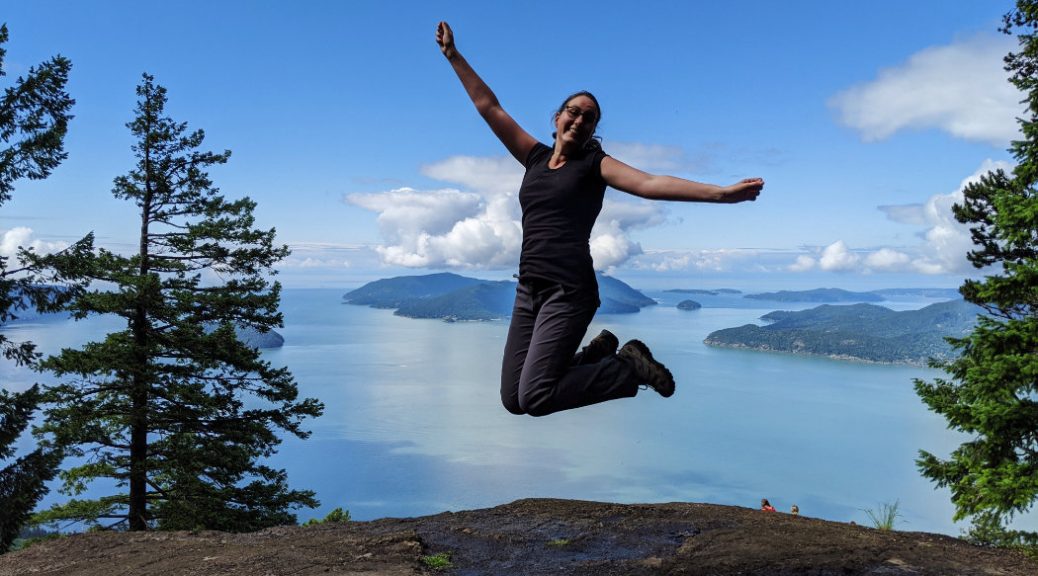 Jumping at Tunnell Bluffs