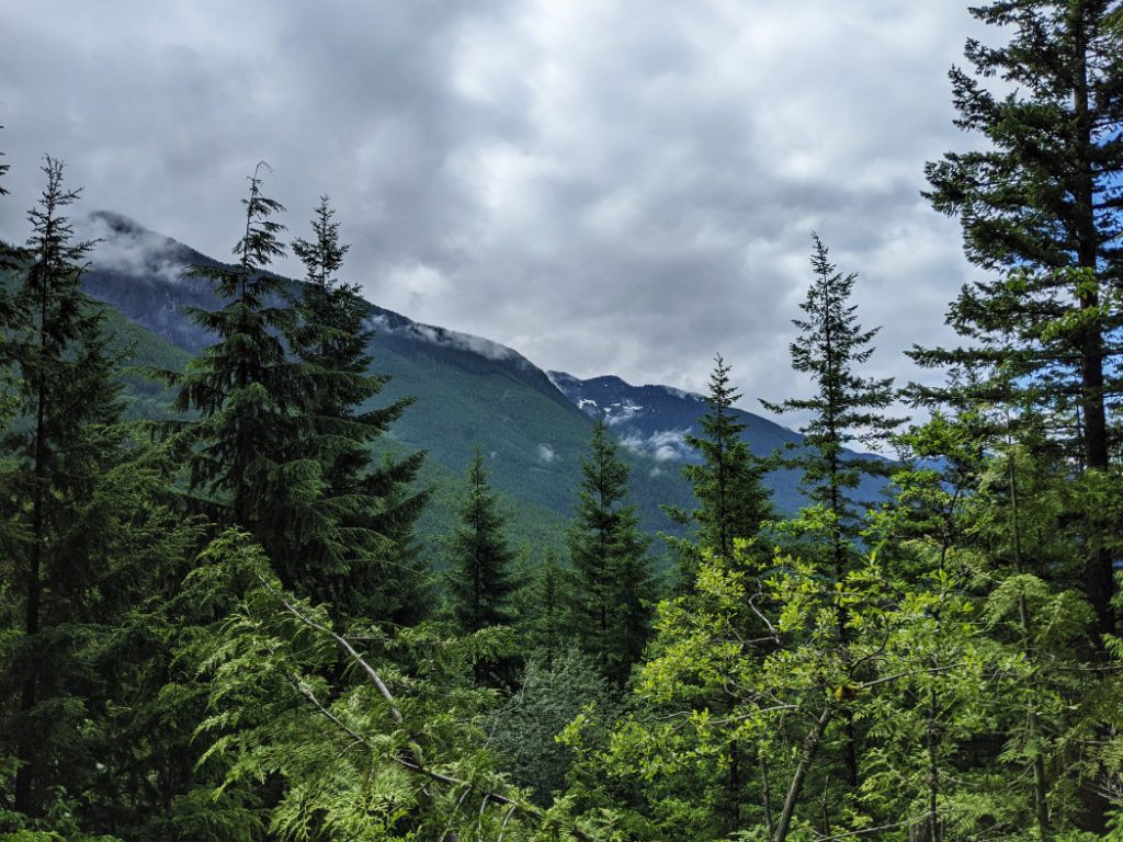 North Shore Mountains from Tunnel Bluffs