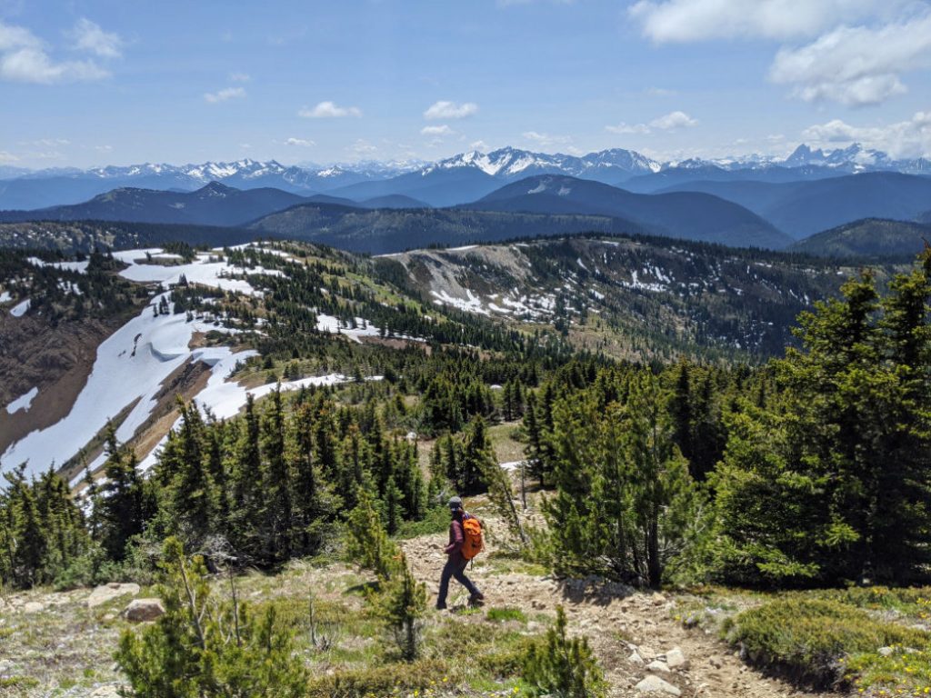 Stunning views down to the First Brother