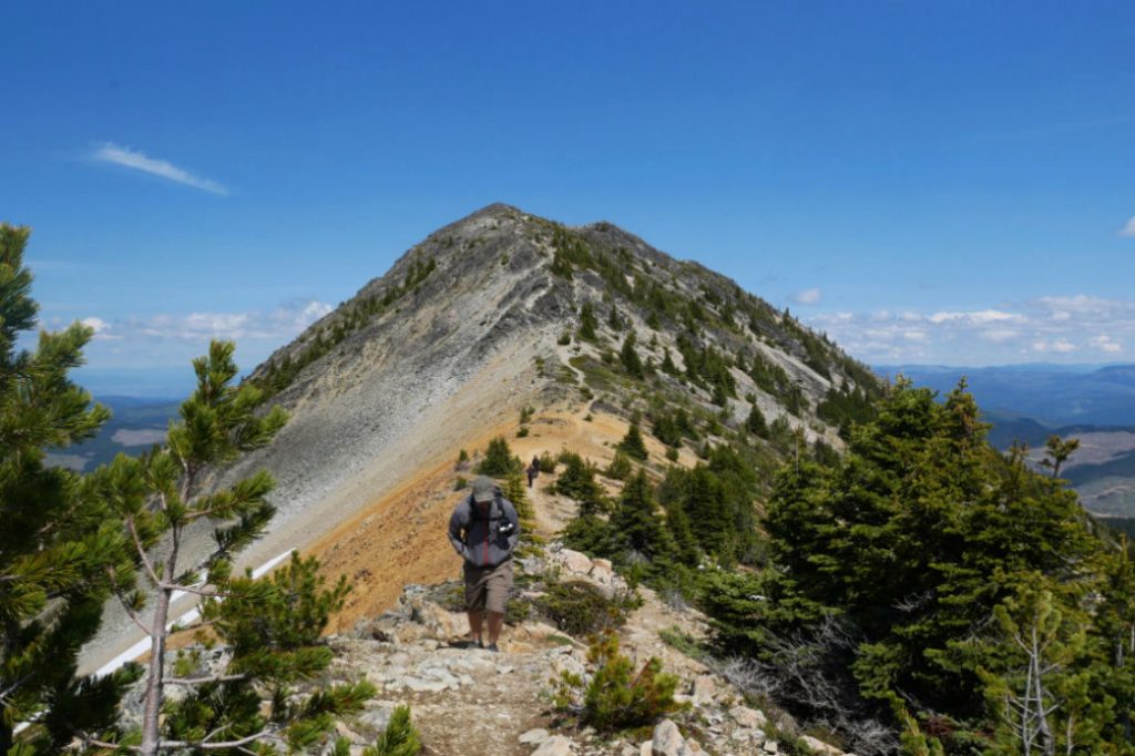 Almost up - coulourful mountain