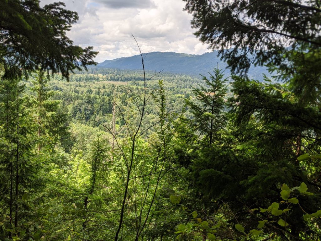 First viewpoint on Teapot Hill