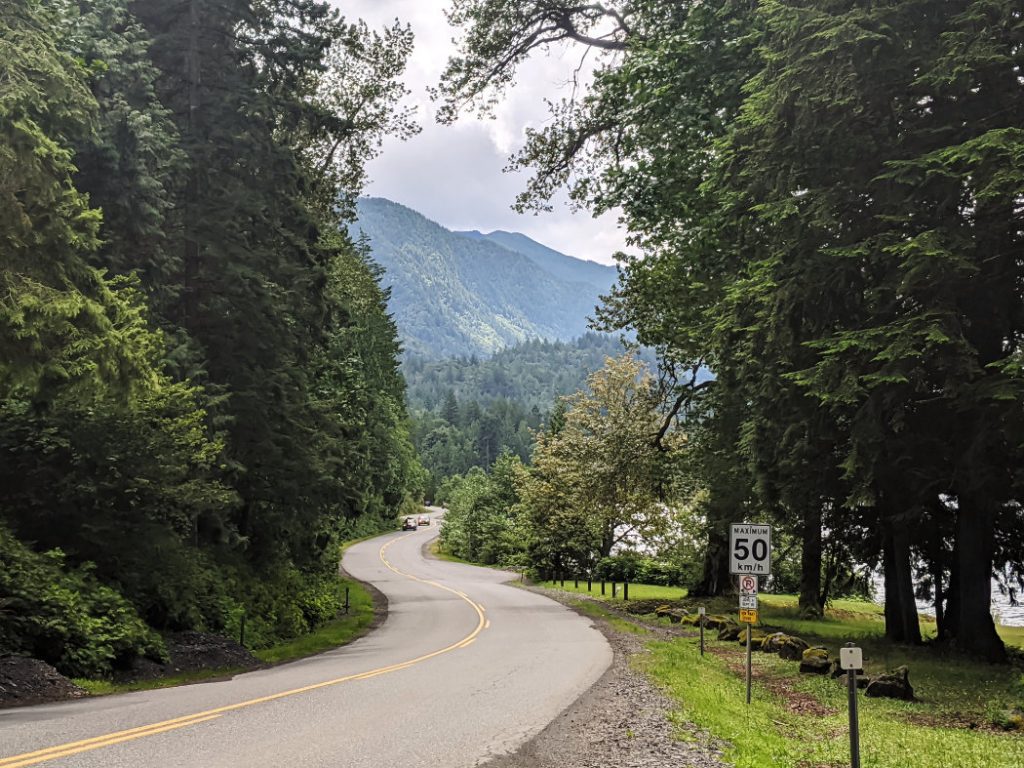 Views from the road along Cultus Lake