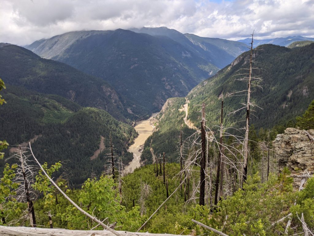 Hells Gate view from the Bluffs route
