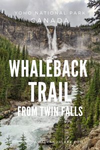 Whaleback Trail from Twin Falls in Yoho National Park