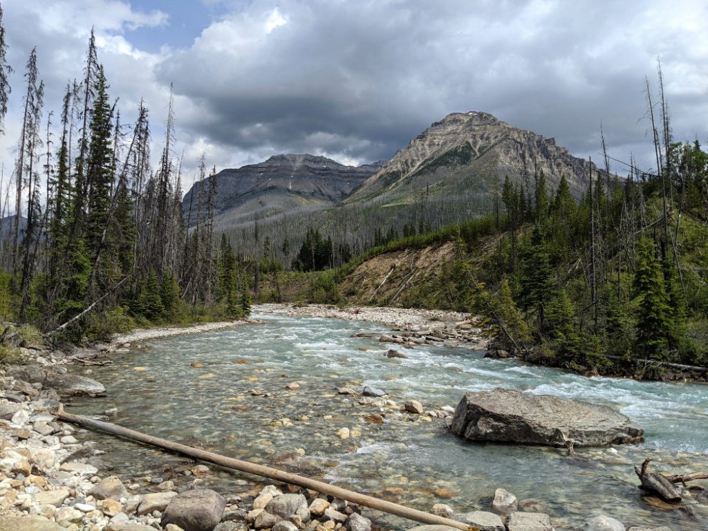 Views along the Vermilion River and Stanley Peak